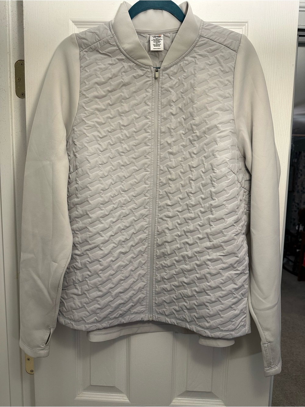 XXL Avia Light Gray Active Performance Running Jacket
